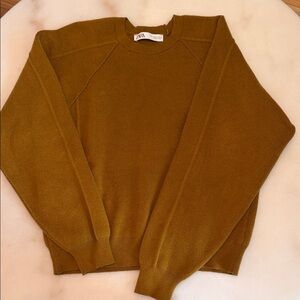 Zara Ochre Knit Pullover